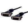 CAVO DVI-I DUAL LINK CON CONNETTORE DVI-I 24+5p Maschio A CONNETTORE DVI-I 24+5p Maschio DA 1,8 MT